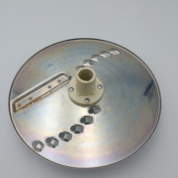 Vintage General Electric Food Processor D5FP1 D5FP2 OEM Part-SLICING BLADE Sharp - Picture 2 of 2